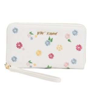 Betsey Johnson Floral White Wallet